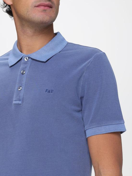 26SS 페이 폴로 티셔츠 NPMB252137TZEF U211 Blue - FAY