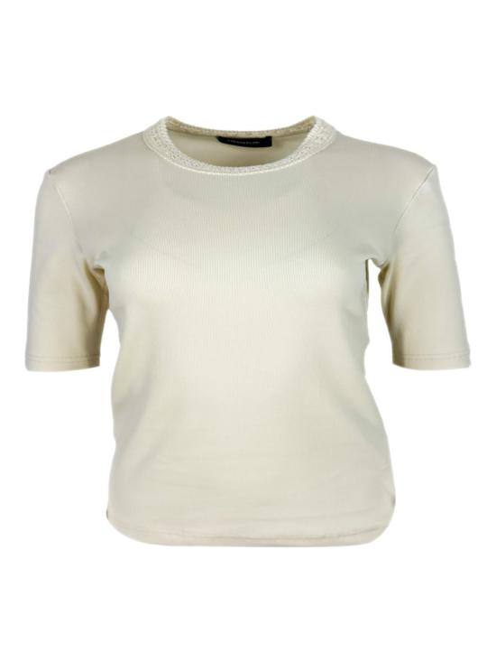 26SS 파비아나 필리피 반팔 티셔츠 JED266F146L9280145 Beige