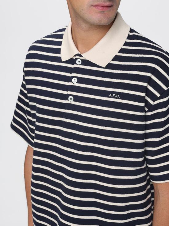 26SS 아페쎄 폴로 티셔츠 COHLTH26538 IAK Blue - A.P.C.