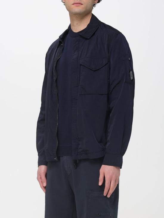 26SS 씨피 컴퍼니 크롬-R 렌즈 오버 셔츠 RSCMOS710A005904G 888 Blue - C.P. COMPANY