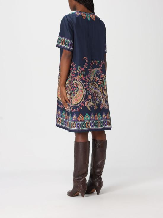 26SS 에트로 롱 원피스 WRHA0562AKG17 X0883 Blue - ETRO