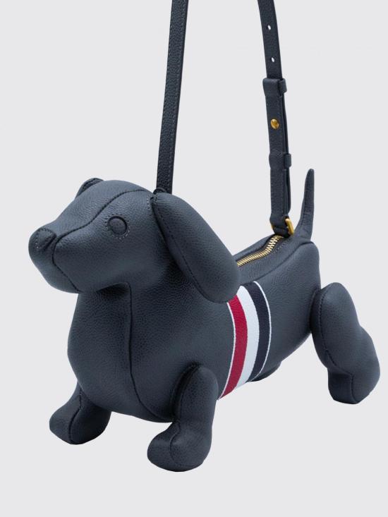 26SS 톰브라운 페블 그레인 헥터 바게트 FAP513A00198 025 Grey - THOM BROWNE