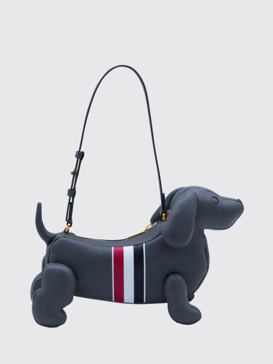 26SS 톰브라운 페블 그레인 헥터 바게트 FAP513A00198 025 Grey - THOM BROWNE