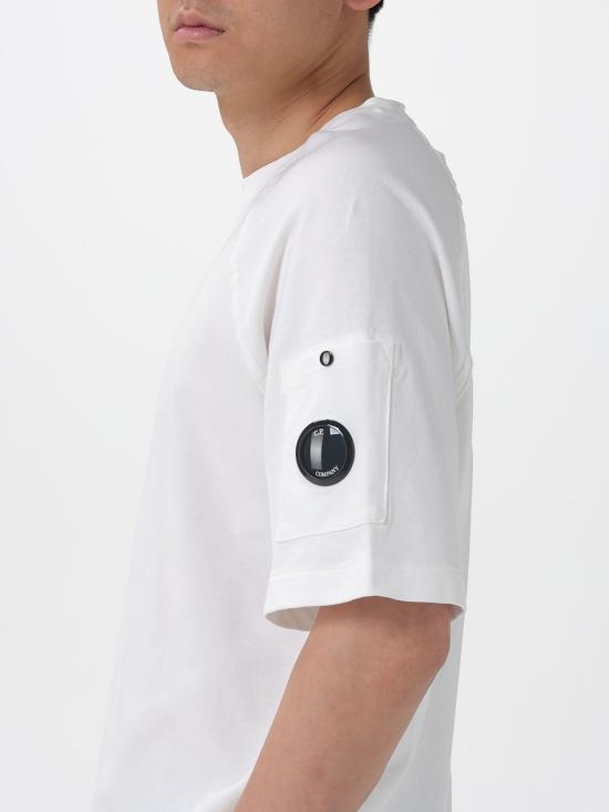 26SS 씨피 컴퍼니 반팔 티셔츠 20CMSS034A002246G 103 White - C.P. COMPANY