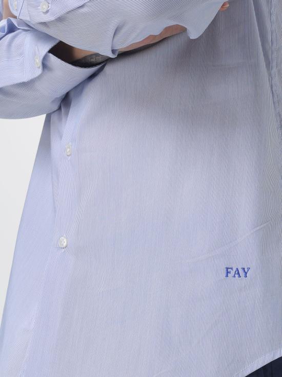 26SS 페이 긴팔 셔츠 NCMA152259SZBE U802 Blue - FAY