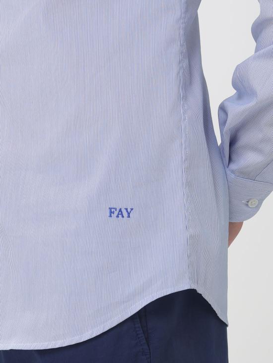 26SS 페이 긴팔 셔츠 NCMA152258SZBE U802 Blue - FAY