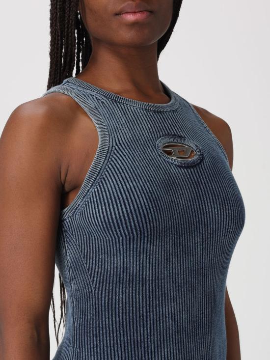 26SS 디젤 롱 원피스 A216980ANAH 8AT Blue - DIESEL