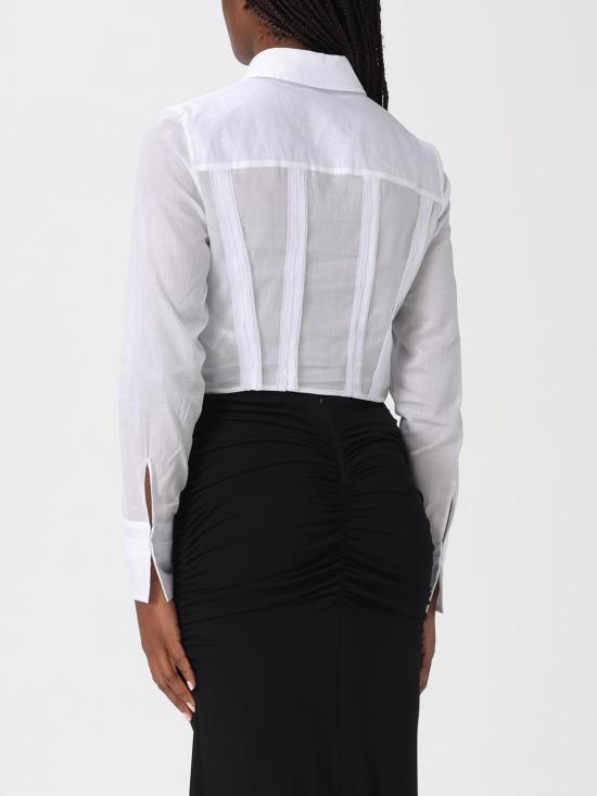 26SS 엘리자베타프랜치 셔츠 CA12661E2 100 White - ELISABETTA FRANCHI