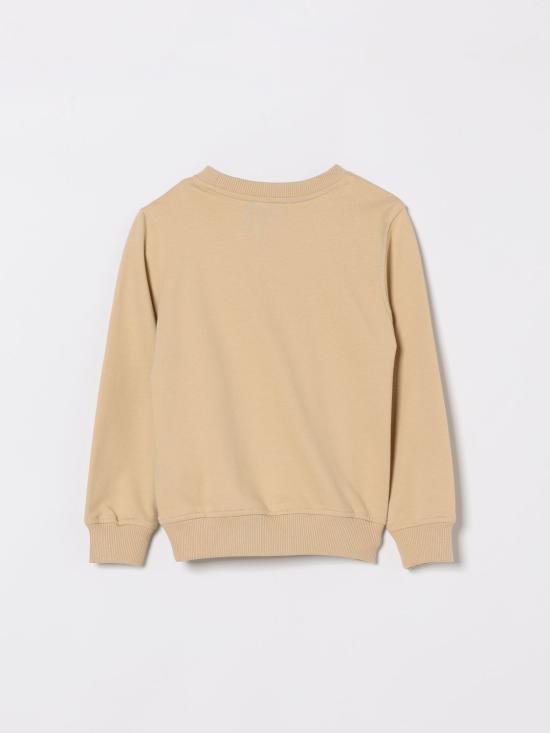 26SS [키즈] 모스키노 풀오버 HUF09ULCA19 20829 Cream - MOSCHINO