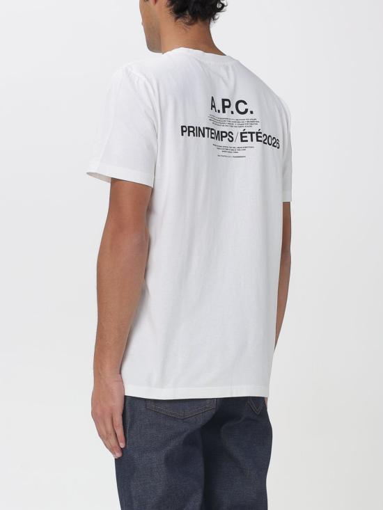 26SS 아페쎄 반팔 티셔츠 COHBSM26465 AAC White - A.P.C.