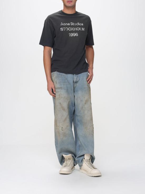 26SS 아크네 스튜디오 반팔 티셔츠 CL0196 BM0 Black - ACNE STUDIOS