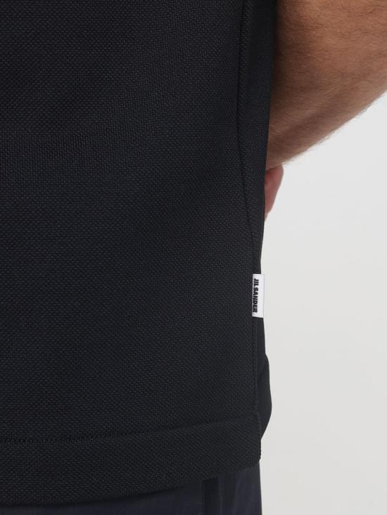 26SS 질샌더 폴로 티셔츠 J61GL0002J20336 001 Black - JIL SANDER