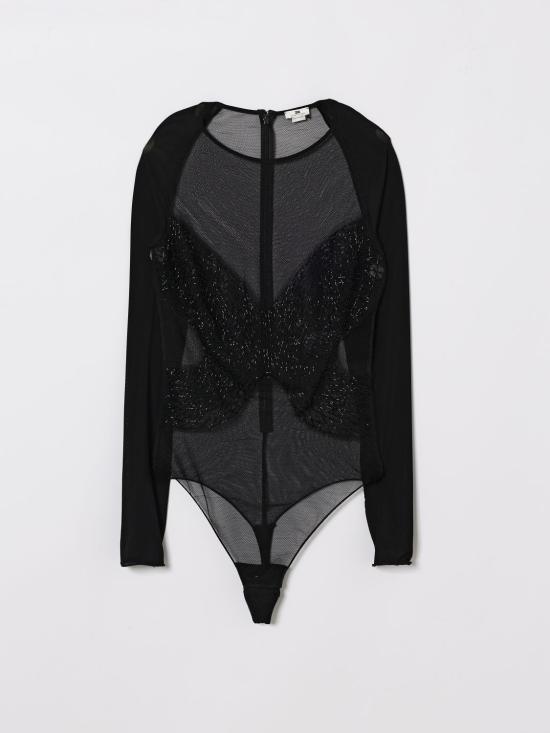 26SS 엘리자베타프랜치 바디수트 티셔츠 BO01061E2 110 Black - ELISABETTA FRANCHI