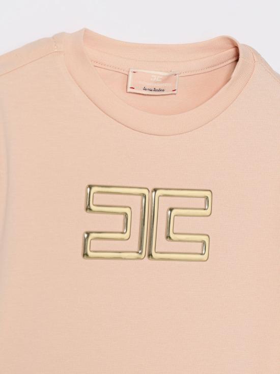 26SS [키즈] 엘리자베타프랜치 티셔츠 EGTS107JE006 C125 Pink - ELISABETTA FRANCHI