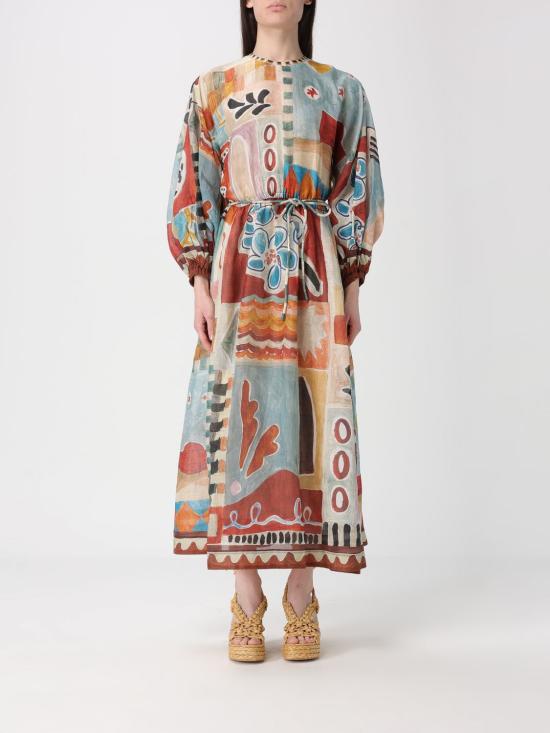 26SS 알레메 롱 원피스 6433D MULTI Multicolor