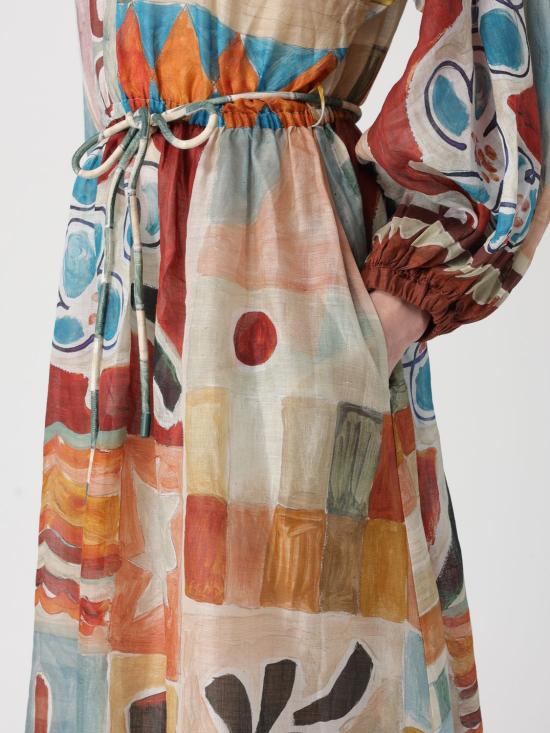 26SS 알레메 롱 원피스 6433D MULTI Multicolor - ALEMAIS