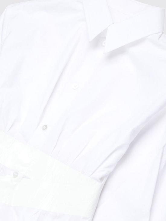 26SS [키즈] MM6 메종마르지엘라 셔츠 M60948MM014 M6100 White - MM6 MAISON MARGIELA