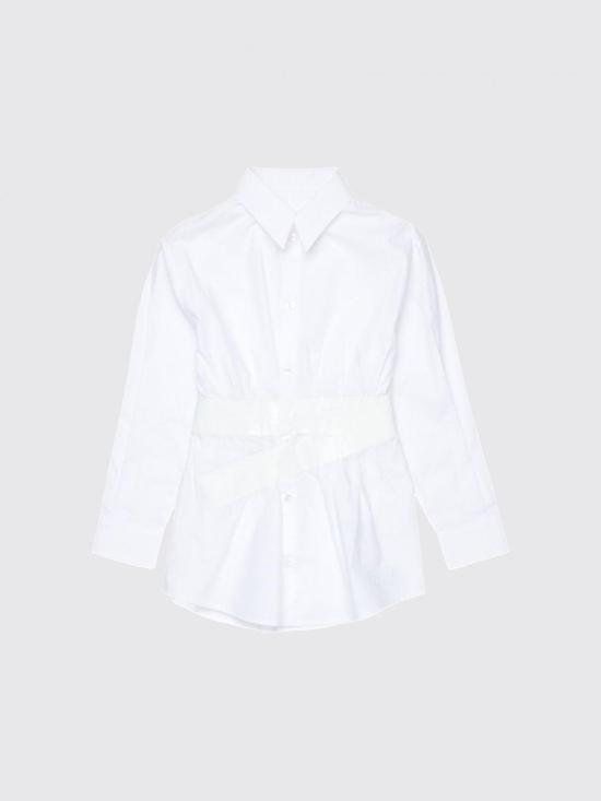 26SS [키즈] MM6 메종마르지엘라 셔츠 M60948MM014 M6100 White