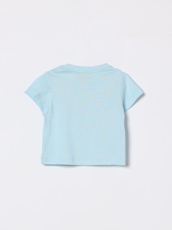 26SS [키즈] 모스키노 티셔츠 MUM04TLAA02 40304 Sky Blue - MOSCHINO