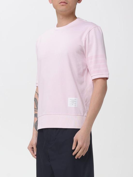 26SS 톰브라운 반팔 티셔츠 MJS303AJ0253 680 Pink - THOM BROWNE