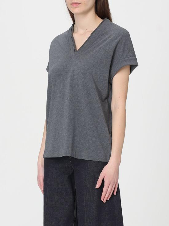 26SS 브루넬로 쿠치넬리 반팔 티셔츠 M0T18BD222 CV563 Grey - BRUNELLO CUCINELLI