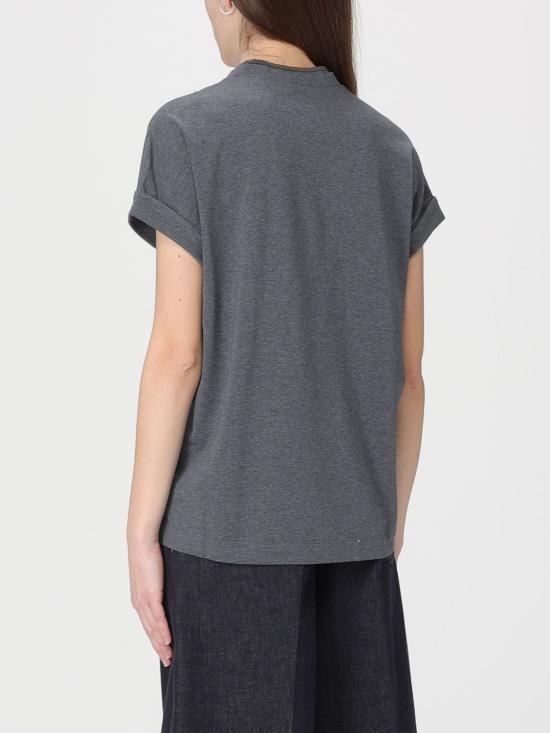 26SS 브루넬로 쿠치넬리 반팔 티셔츠 M0T18BD222 CV563 Grey - BRUNELLO CUCINELLI