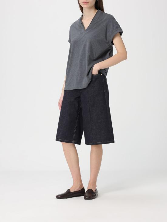 26SS 브루넬로 쿠치넬리 반팔 티셔츠 M0T18BD222 CV563 Grey - BRUNELLO CUCINELLI