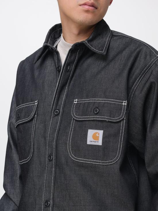 26SS 칼하트 WIP 데님 셔츠 I036263 8901 Black - CARHARTT WIP