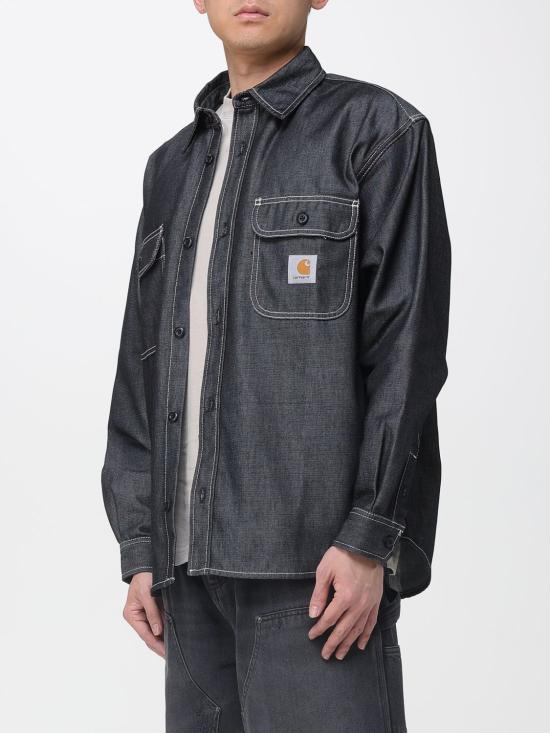 26SS 칼하트 WIP 데님 셔츠 I036263 8901 Black - CARHARTT WIP