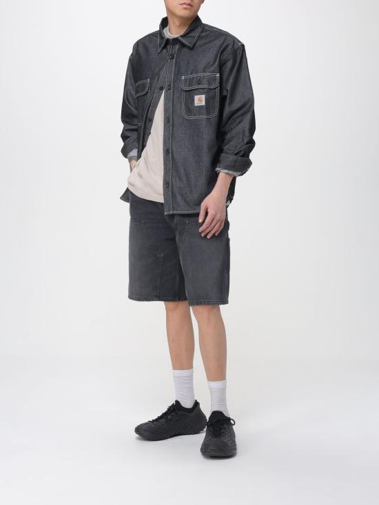 26SS 칼하트 WIP 데님 셔츠 I036263 8901 Black - CARHARTT WIP
