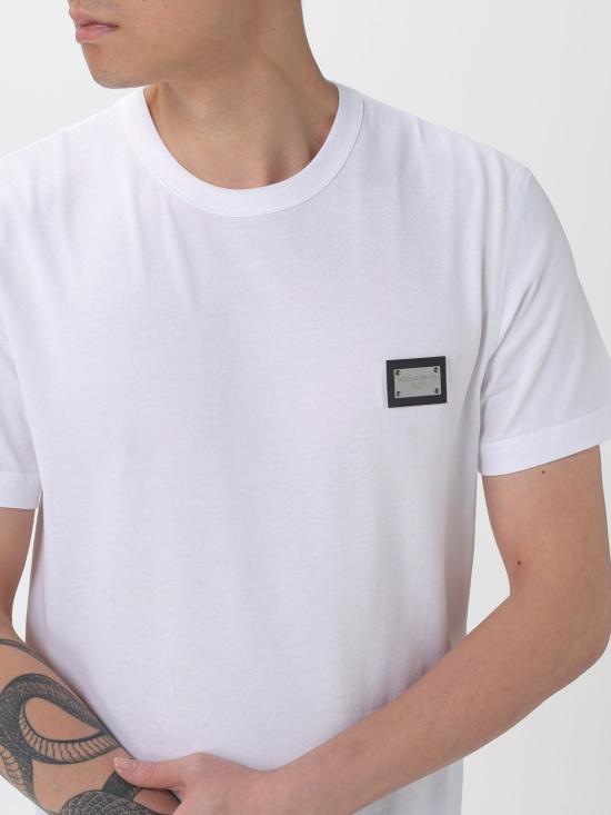 26SS 돌체앤가바나 반팔 티셔츠 G8PT1TG7FSI W0800 White - DOLCE & GABBANA