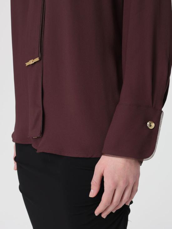 26SS 엘리자베타프랜치 블라우스 CA14661E2 644 Brown - ELISABETTA FRANCHI