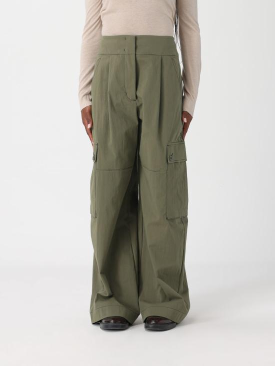 26SS 위켄드막스마라 스트레이트 팬츠 2615131101600 004 Moss Green