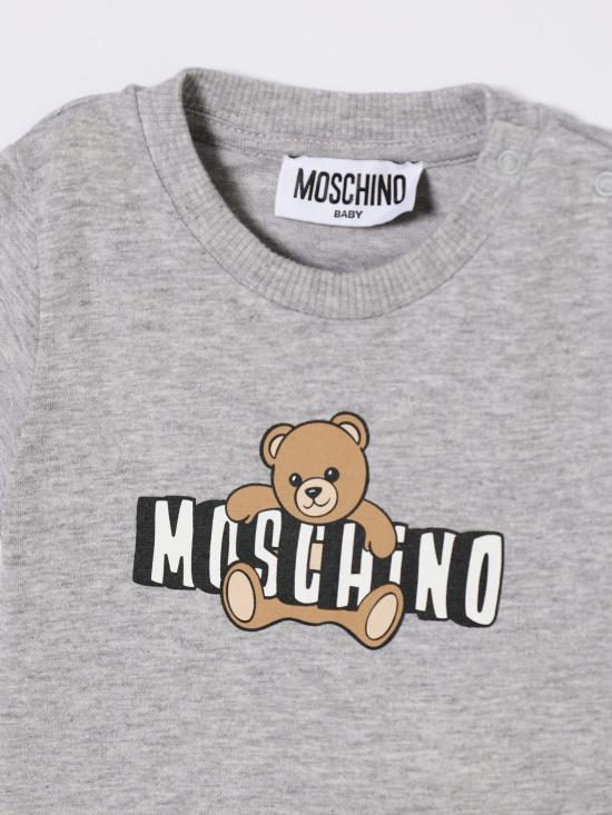 26SS [키즈] 모스키노 티셔츠 MUM04PLAA03 60926 Grey - MOSCHINO
