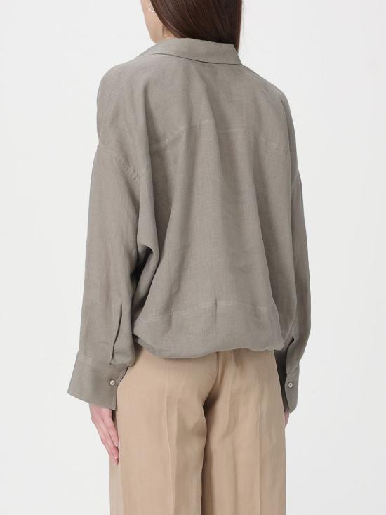 26SS 브루넬로 쿠치넬리 셔츠 MA698MQ705 C1063 Kaki - BRUNELLO CUCINELLI