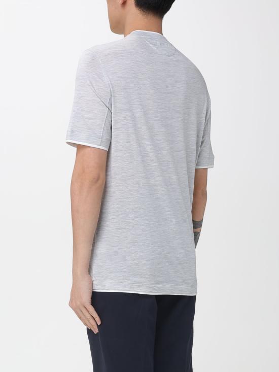 26SS 브루넬로 쿠치넬리 반팔 티셔츠 MD8217427 CLH70 Grey - BRUNELLO CUCINELLI