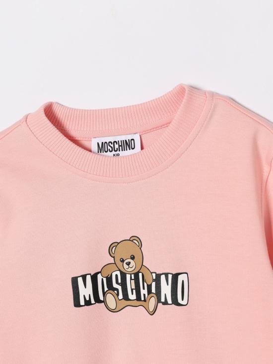 26SS [키즈] 모스키노 풀오버 HUF09ULCA19 50209 Pink - MOSCHINO
