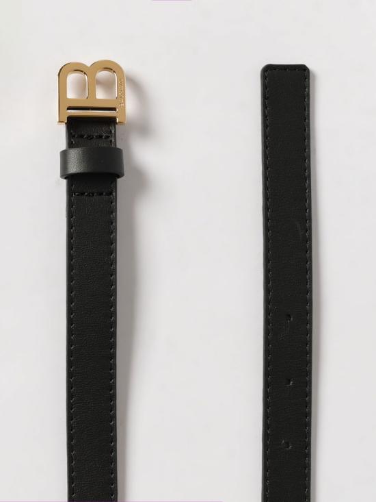 26SS [키즈] 발망 가죽 벨트 BY0C01Z1371 930OR Black - BALMAIN