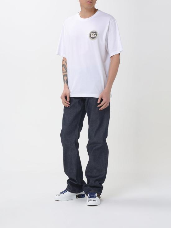 26SS 돌체앤가바나 반팔 티셔츠 G8PN9ZG7PZF W0800 White - DOLCE & GABBANA