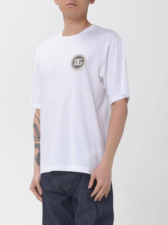 26SS 돌체앤가바나 반팔 티셔츠 G8PN9ZG7PZF W0800 White - DOLCE & GABBANA