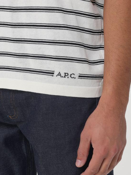 26SS 아페쎄 폴로 티셔츠 COHLPH23473 TAT Ecru - A.P.C.