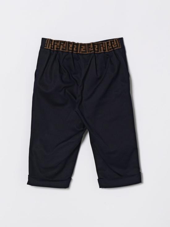 26SS [키즈] 펜디 스트레이트 팬츠 BMF271AS5Y F0QG0 Blue - FENDI