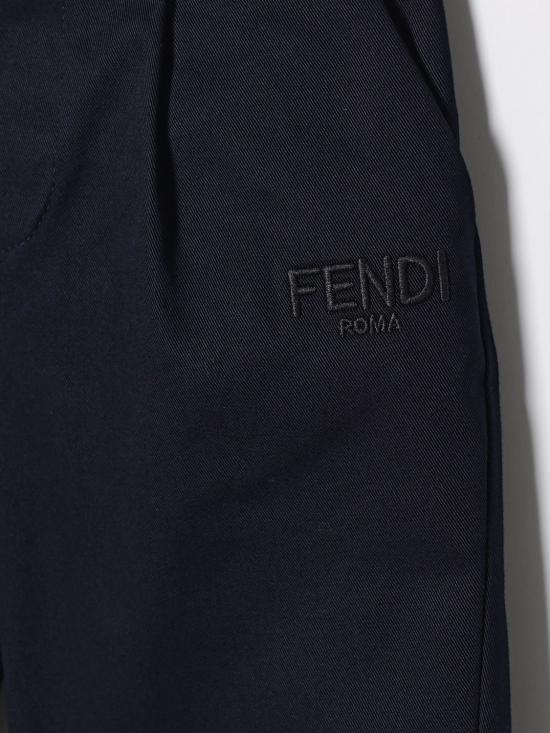 26SS [키즈] 펜디 스트레이트 팬츠 BMF271AS5Y F0QG0 Blue - FENDI