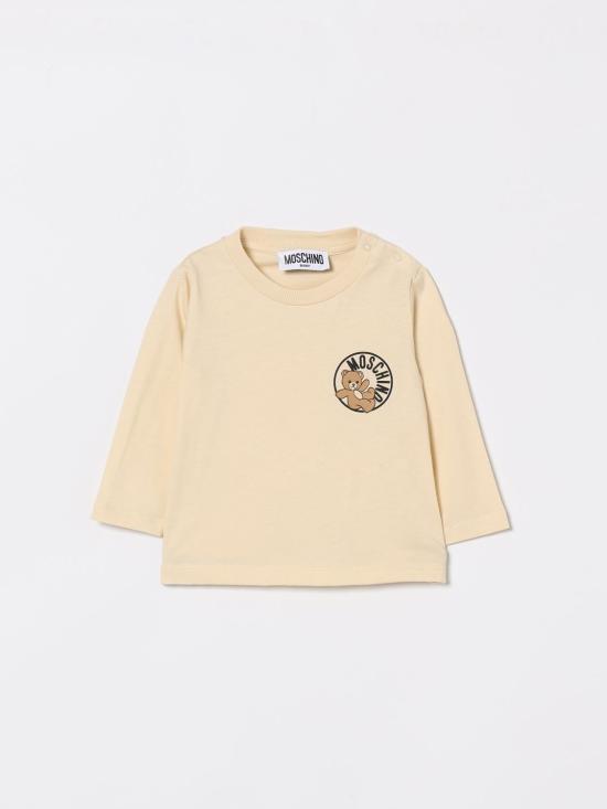 26SS [키즈] 모스키노 티셔츠 MUO01ALAA03 20404 Beige