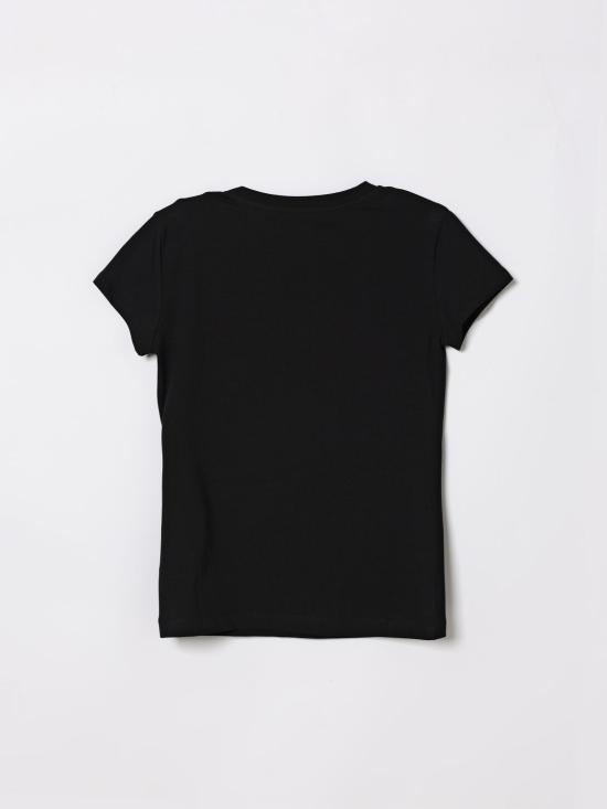 26SS [키즈] 발망 티셔츠 BY8A51Z3277 930 Black - BALMAIN