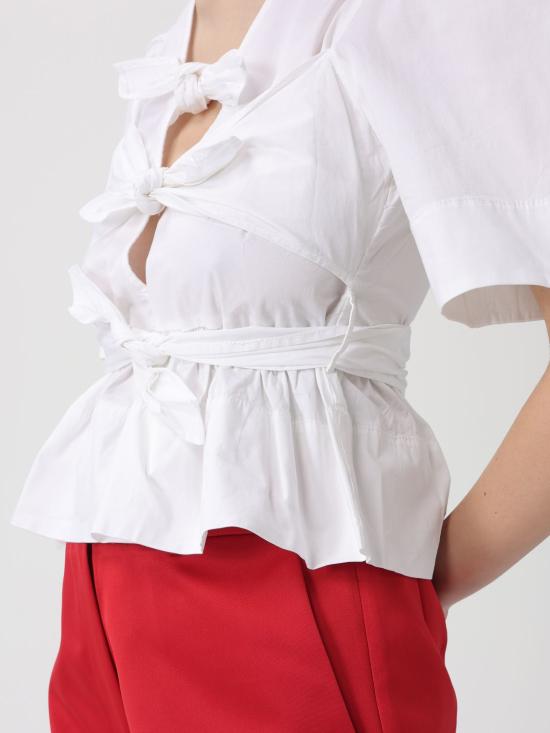 26SS 가니 블라우스 W0309 151 White - GANNI