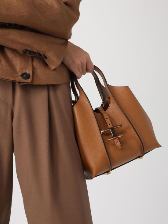 26SS 토즈 T 타임리스 미니 토트백 XBWTSBA9100Q8E S410 Brown - TODS