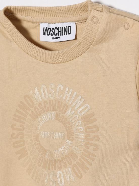 26SS [키즈] 모스키노 티셔츠 MUM04NLAA02 20829 Cream - MOSCHINO