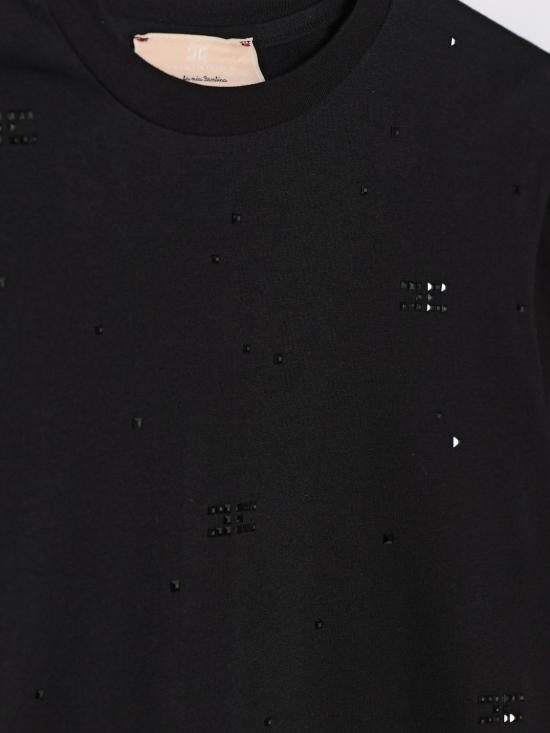 26SS [키즈] 엘리자베타프랜치 티셔츠 EFTS263JE006 N135 Black - ELISABETTA FRANCHI