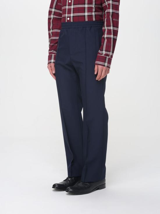 26SS 구찌 스트레이트 팬츠 852345ZAFKB 4847 Blue - GUCCI